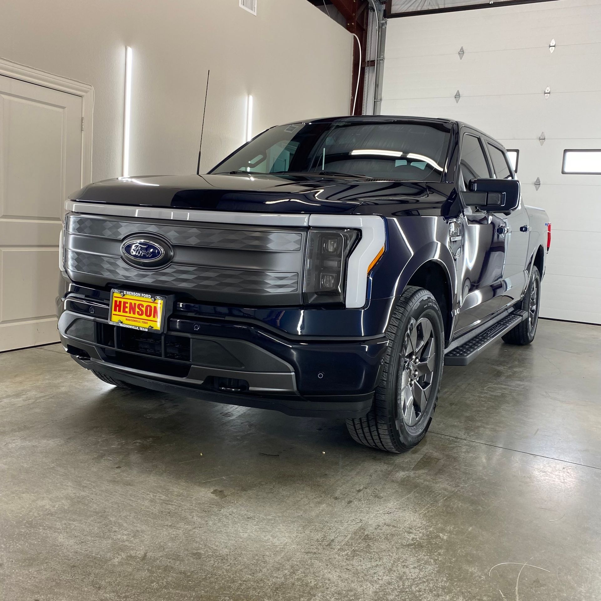 Ford Lightning EV with SiC ceramic coating at Envy This Detailing in College Station