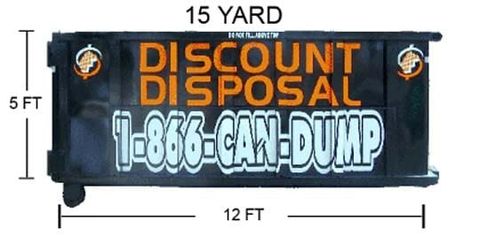 15 Yard Discount Disposal Container - Trash Containers in Johnston, RI