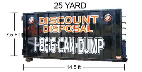 25 Yard Discount Disposal Container - Trash Containers in Johnston, RI