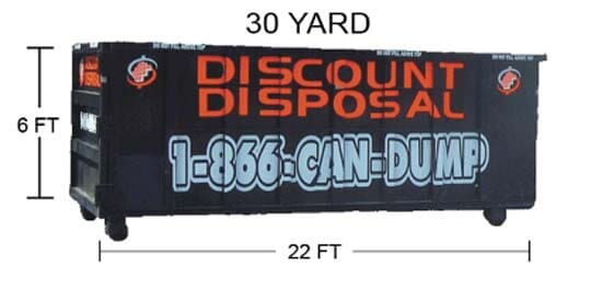 30 Yard Discount Disposal Container - Trash Containers in Johnston, RI