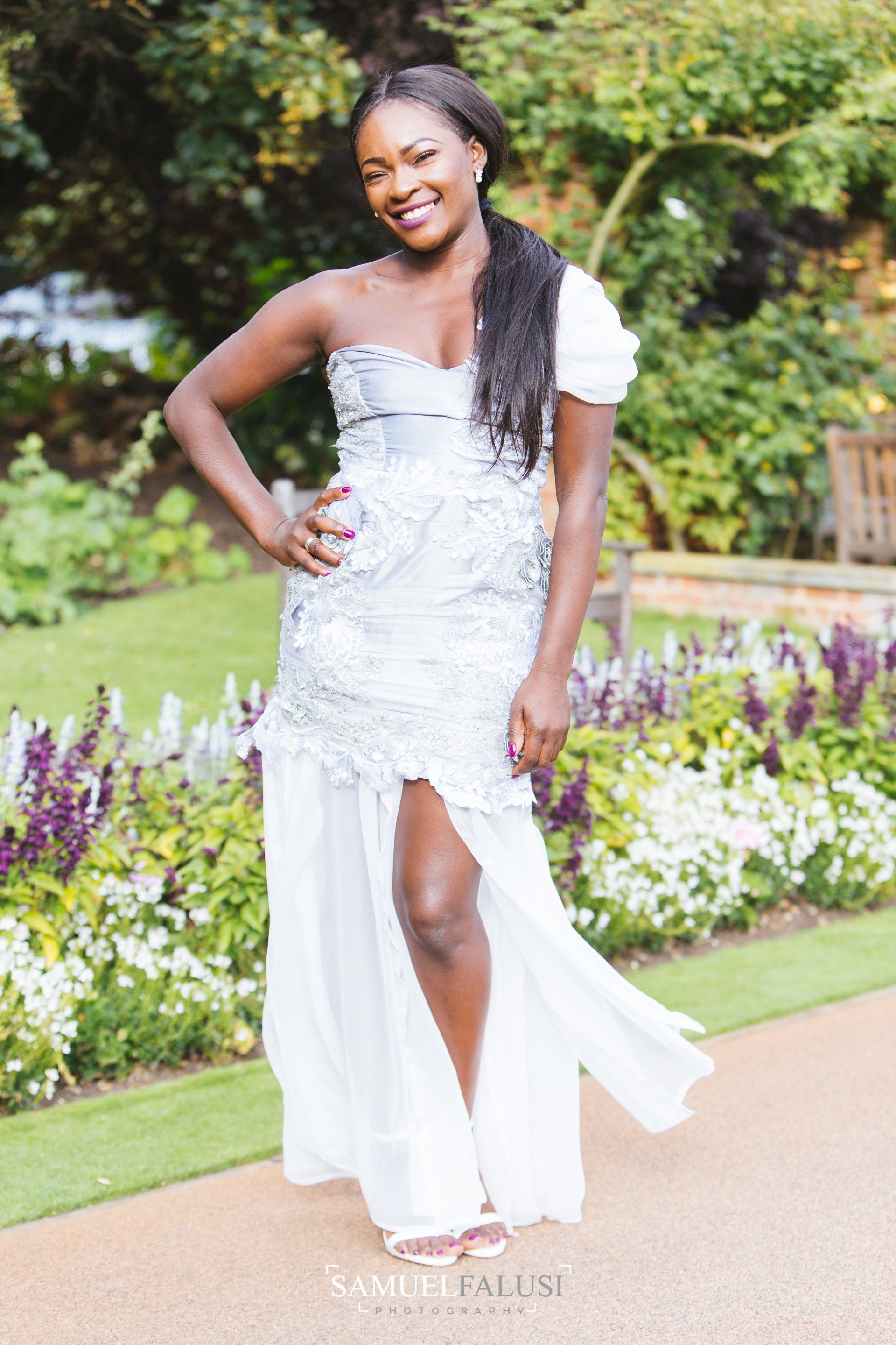 wedding dress model alt view