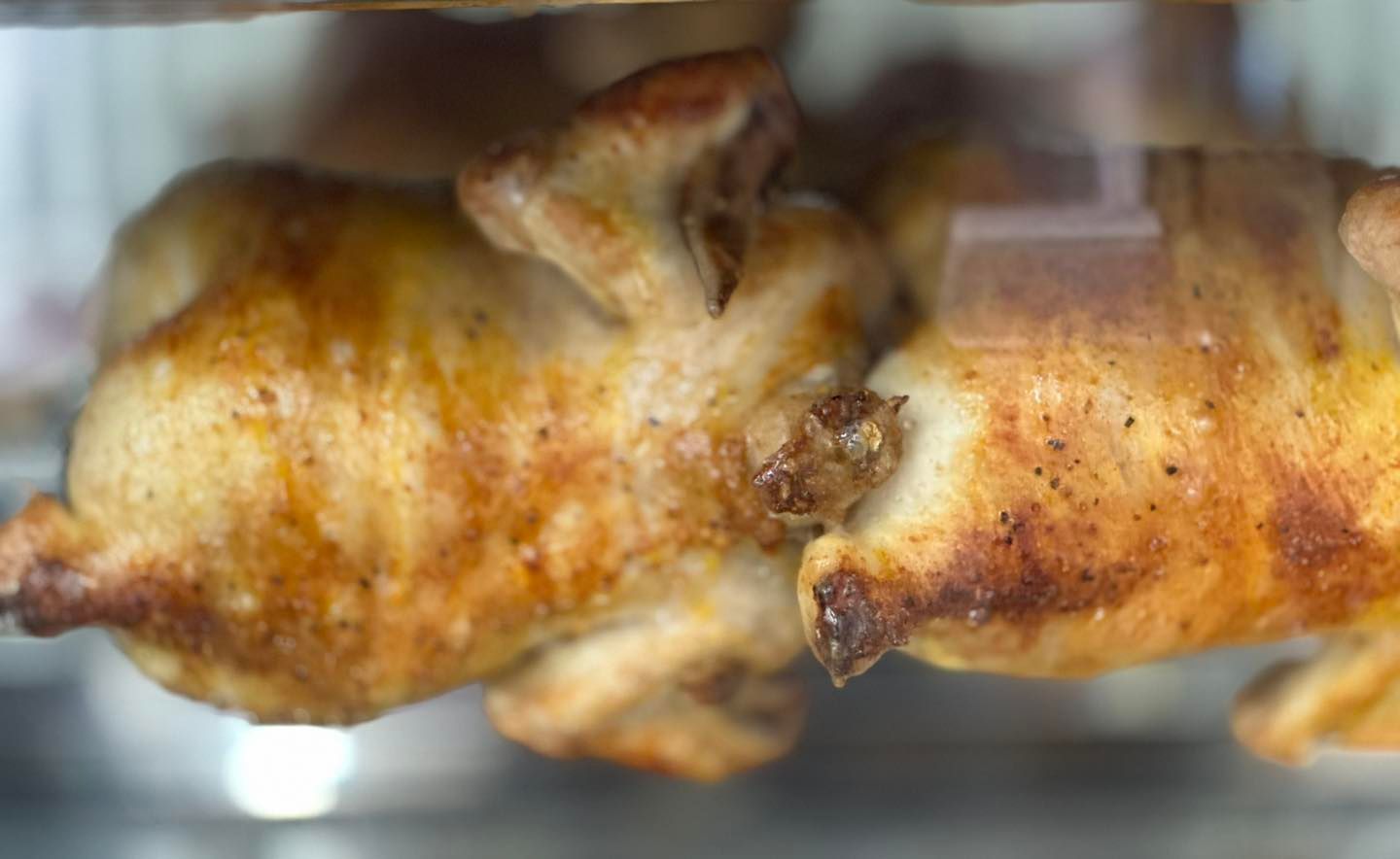 Two Golden Brown Rotisserie Chickens — West High Street Boutique Butchery In Coffs Harbour, NSW