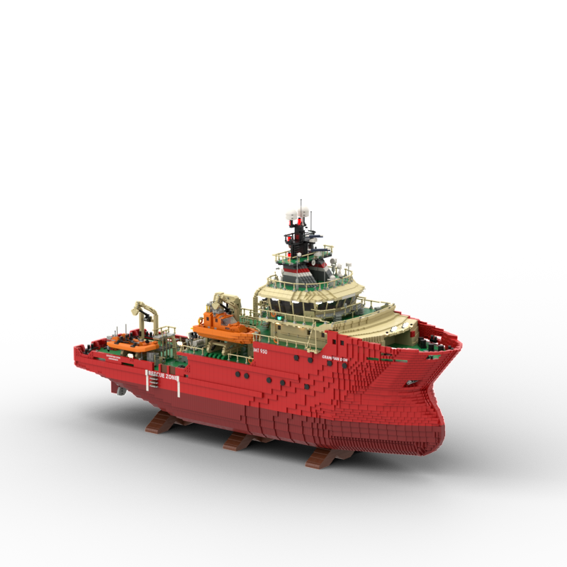 custom lego yacht