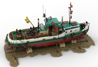 LEGO Ideas Feature: Bob's Old Tugboat by Konajra – The Brick Post!