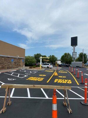 Platinum Paving Kansas City large asphalt paving project in Kansas City