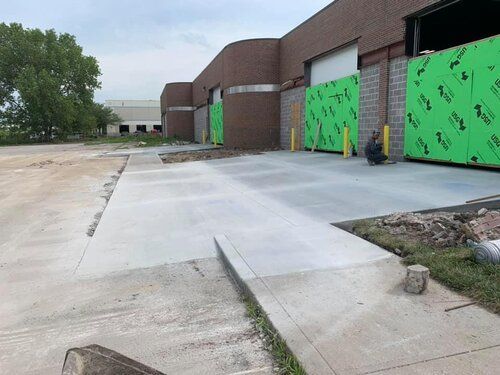 Platinum Paving Kansas City large asphalt paving project in Kansas City