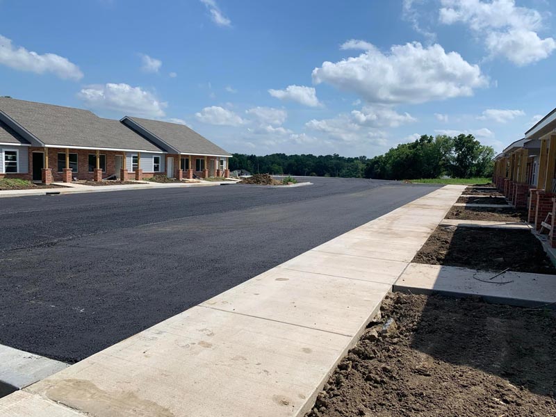 Platinum Paving Kansas City large asphalt paving project in Kansas City