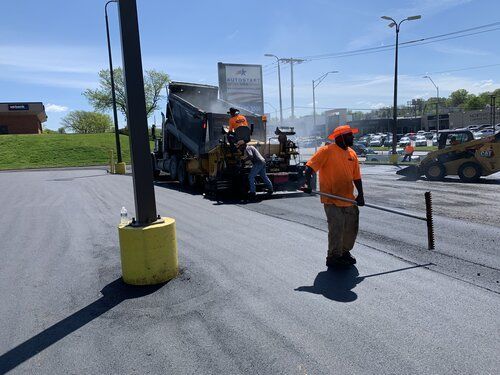 Platinum Paving Kansas City large asphalt paving project in Kansas City