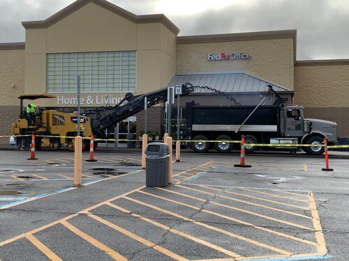 Platinum Paving Kansas City large asphalt paving project in Kansas City