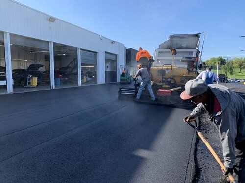 Platinum Paving Kansas City large asphalt paving project in Kansas City