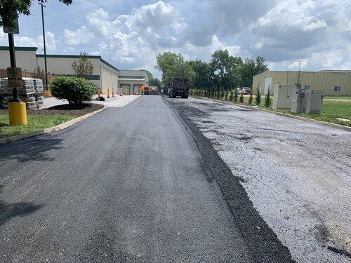 Platinum Paving Kansas City large asphalt paving project in Kansas City