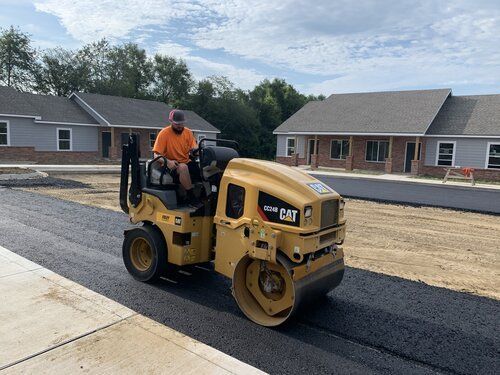 Platinum Paving Kansas City large asphalt paving project in Kansas City