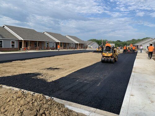 Platinum Paving Kansas City large asphalt paving project in Kansas City