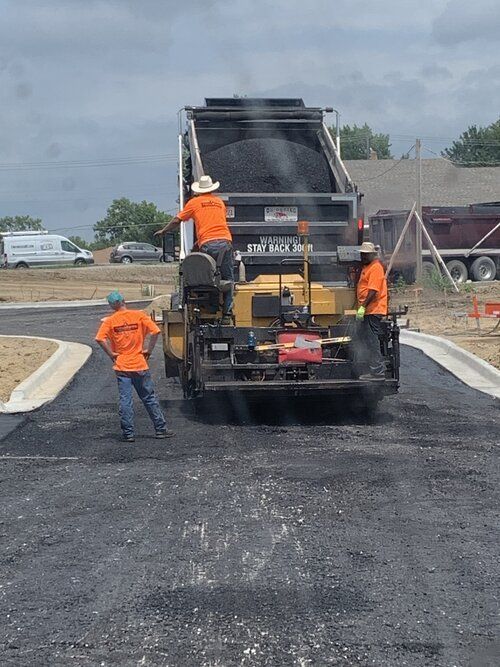 Platinum Paving Kansas City large asphalt paving project in Kansas City