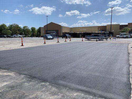 Platinum Paving Kansas City large asphalt paving project in Kansas City