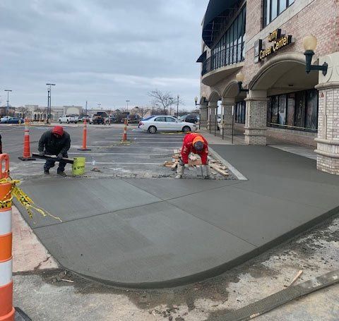 Platinum Paving Kansas City large asphalt paving project in Kansas City