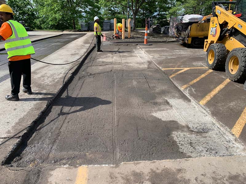 Platinum Paving Kansas City large asphalt paving project in Kansas City