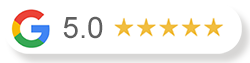 A google logo with five stars on it.