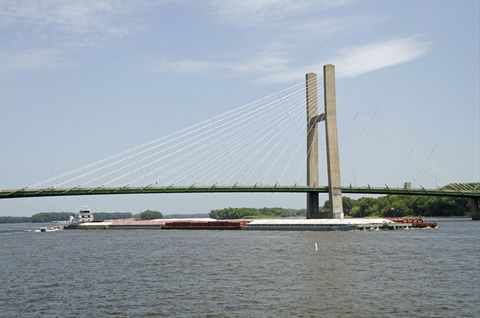 Great River Bridge in Burlington, Iowa