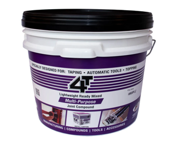 4T Multi Purpose Pail 15Ltr (18.5 kg) (Black Lid) White — North Coast Plaster Solutions in Lismore, NSW