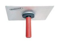 A Aluminum Trowel With a Red Handle — North Coast Plaster Solutions in Lismore, NSW