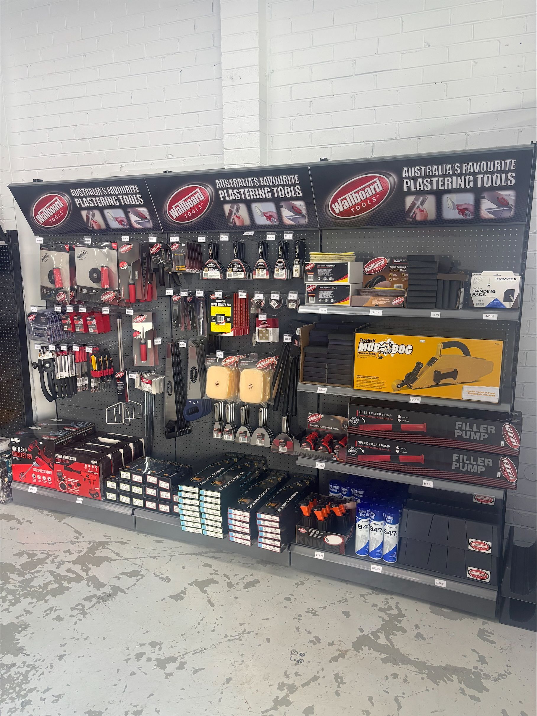 A Large Room That Has Plastering Products On It— North Coast Plaster Solutions in Lismore, NSW