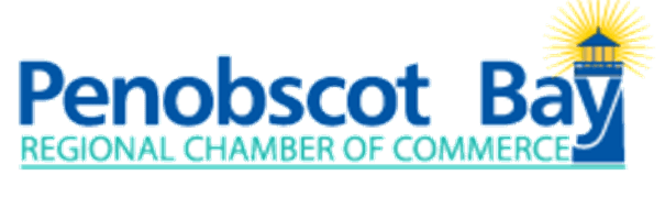 The logo for penobscot bay regional chamber of commerce