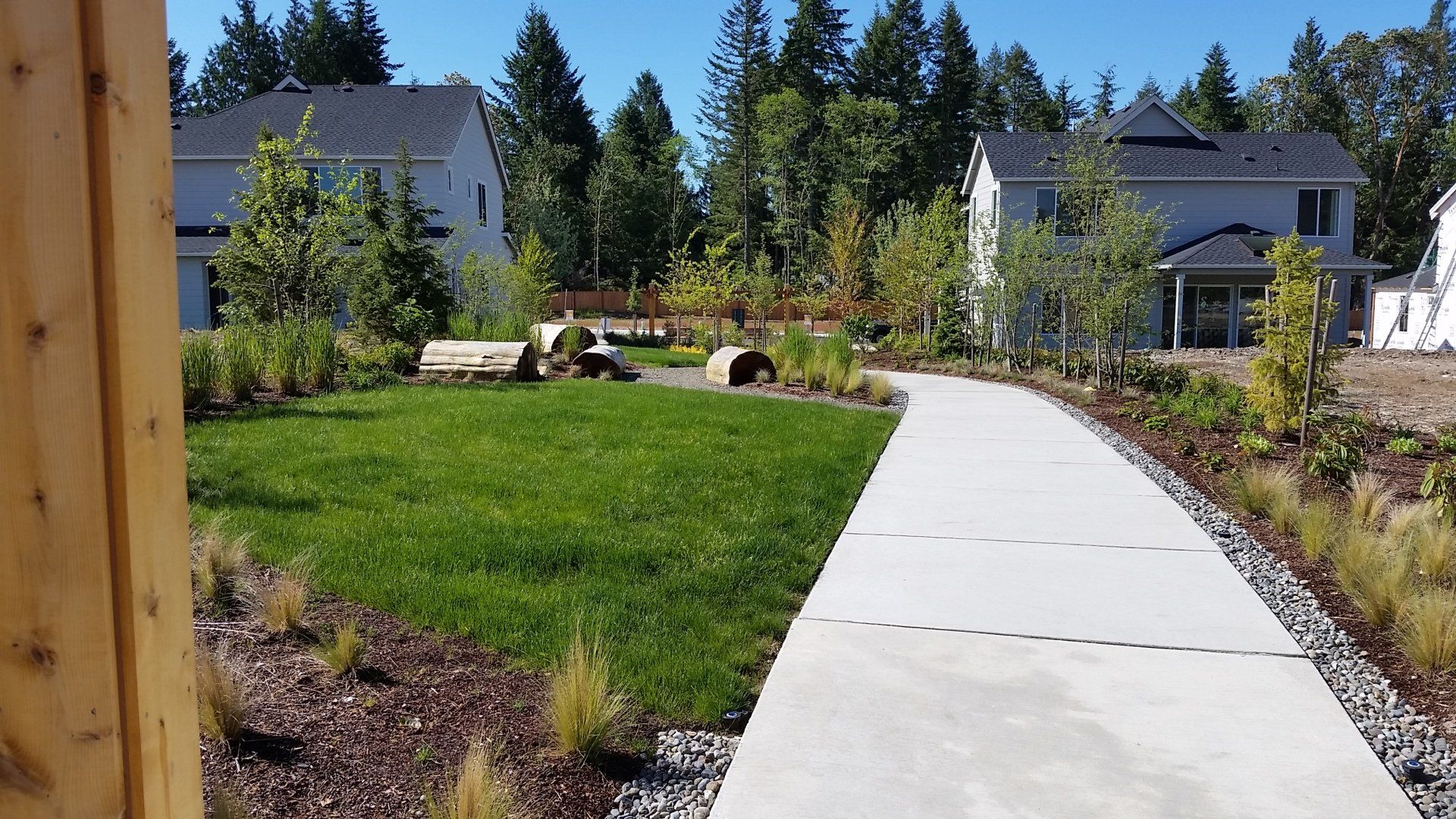 Landscape Design — House with Stone Pathway Port Orchard, WA