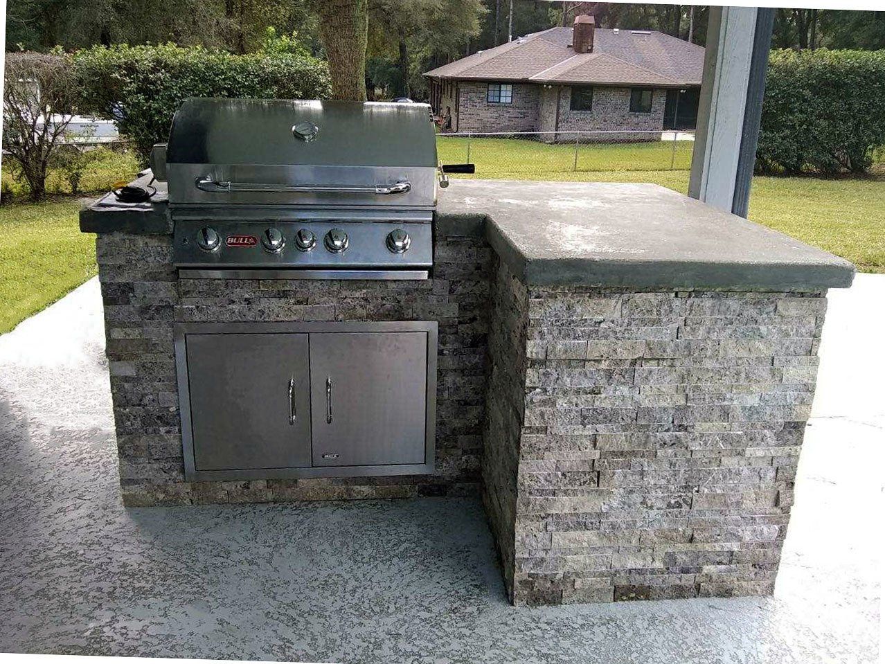 Backyard Outdoor Kitchen — Gainesville, FL — Florida Leisure Pool & Spa