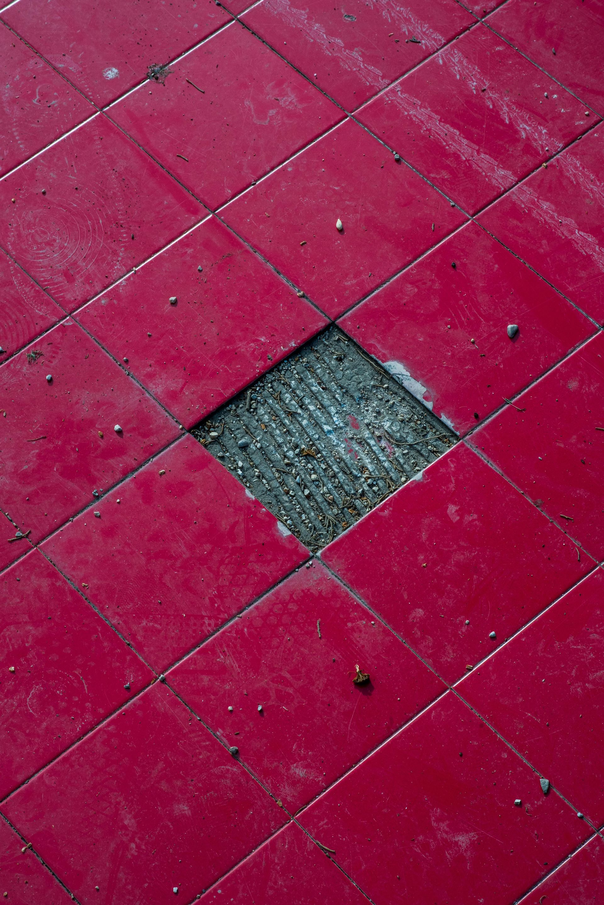 loose floor tile during a tile rebonding repair in a Florida home