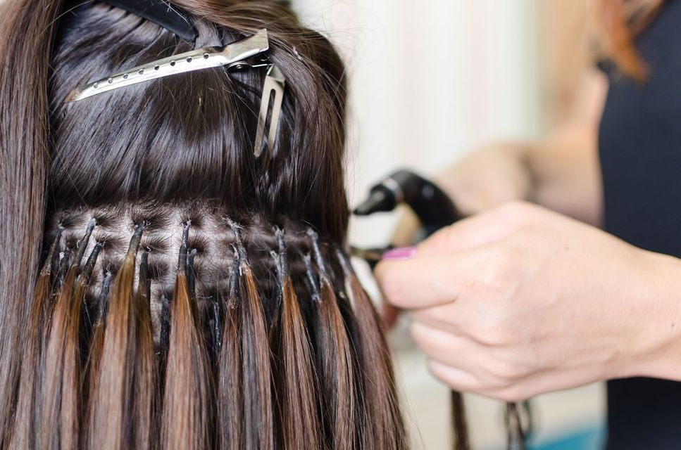Upgrading hair in the salon