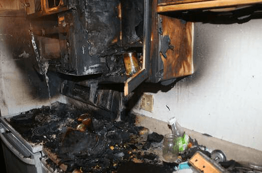 Kitchen Fire — Commercial Cleaner Rockhampton, QLD