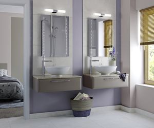 washbasin with mirrors
