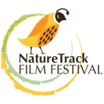 Nature track film festival logo with a quail in a circle