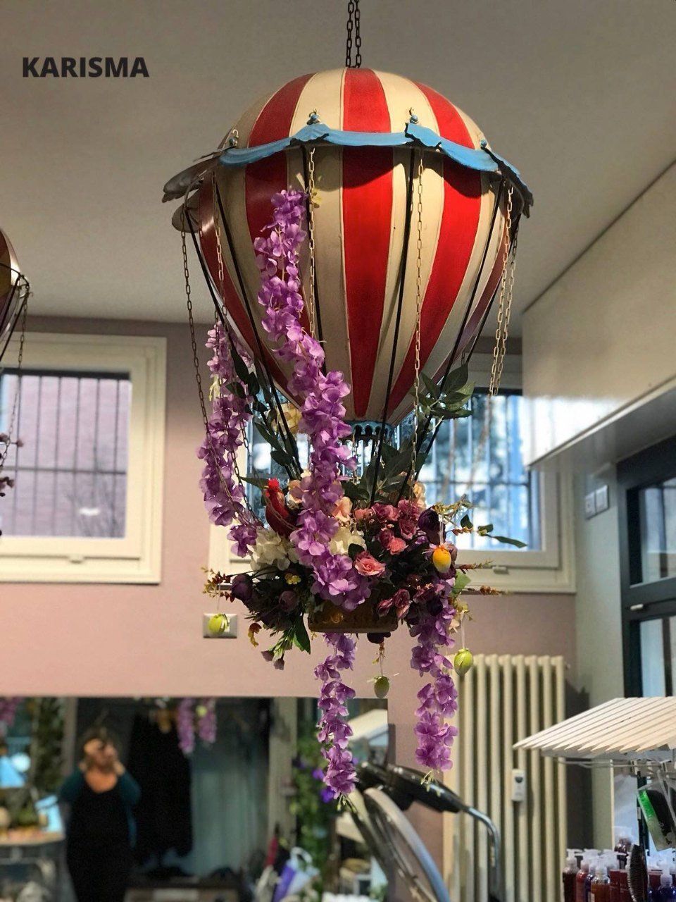 composizioni floreali presenti nella parruccheria