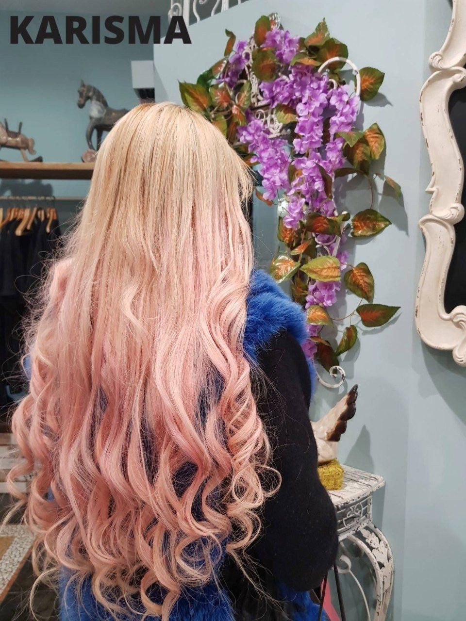 ragazza con extension