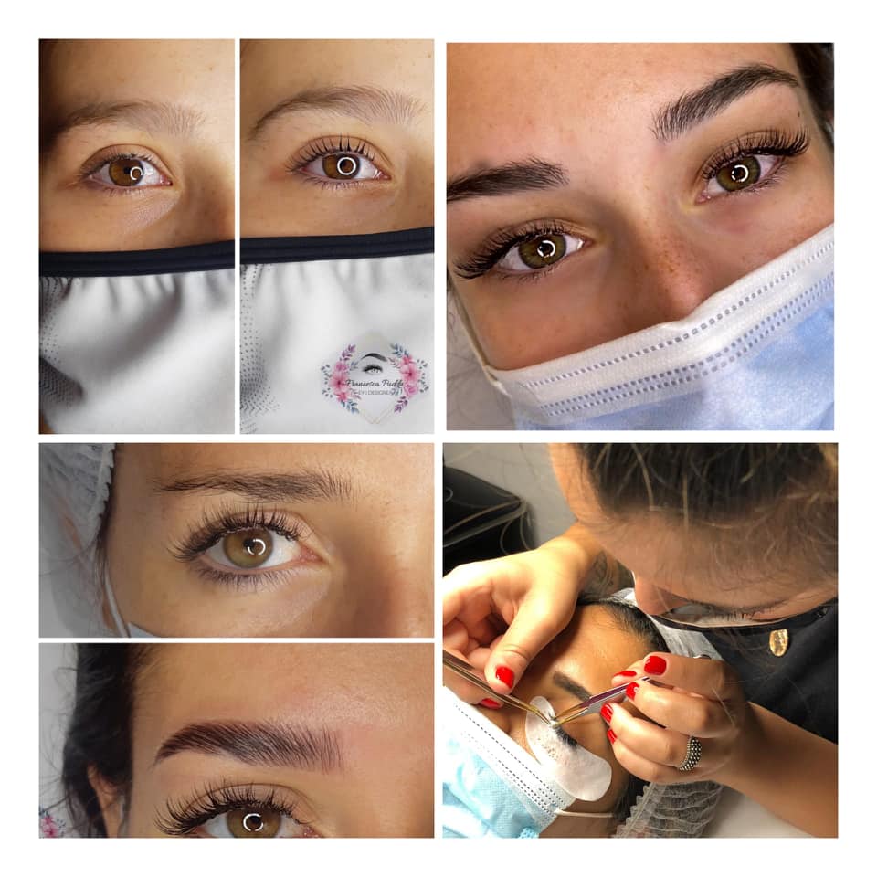 ciglia donna di tendenza