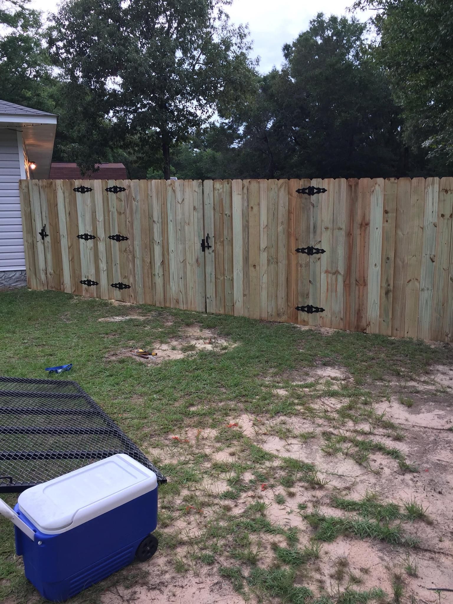 Dual gate fence - Killen, AL - DIY Consulting