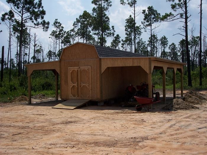 Light brown storage building - Killen, AL - DIY Consulting