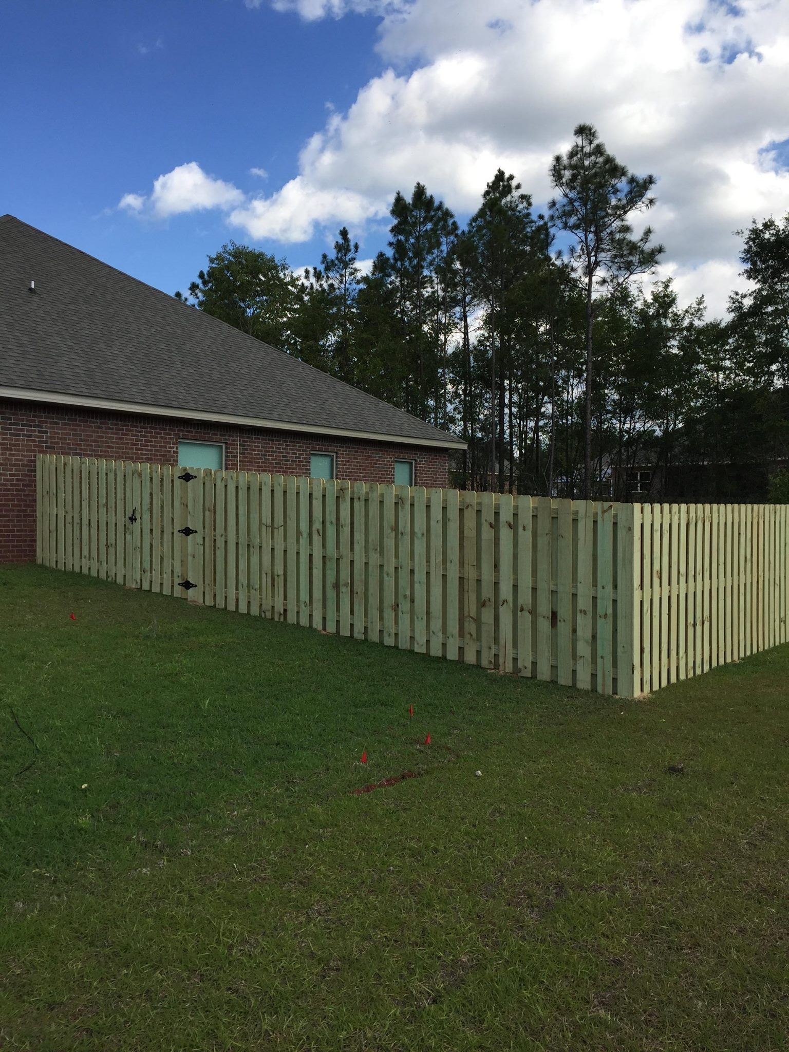 L-shaped fence - Killen, AL - DIY Consulting