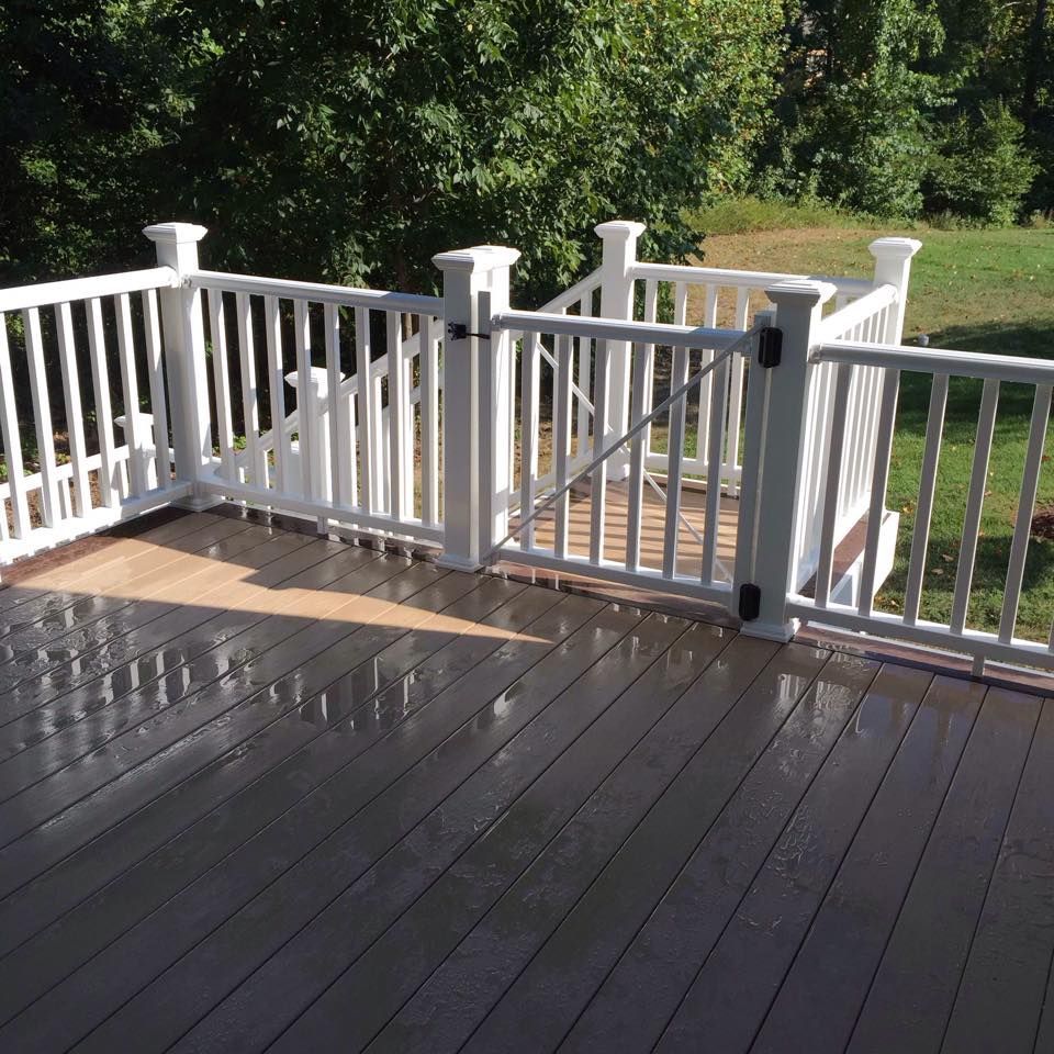 White staircase gate - Killen, AL - DIY Consulting