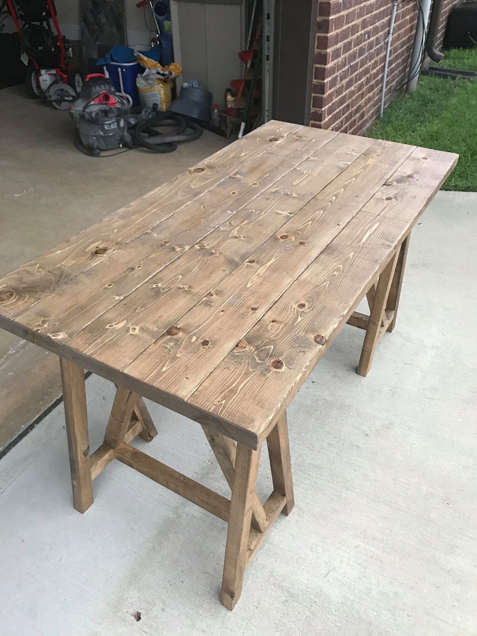 Light brown wooden table - Killen, AL - DIY Consulting
