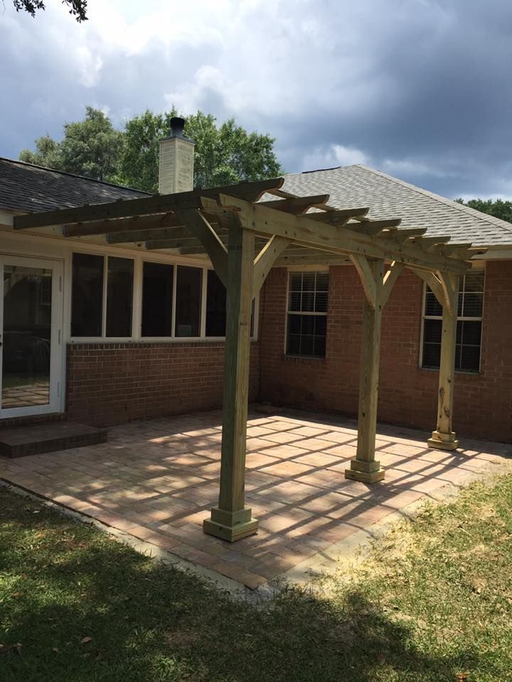 Backyard pergola- Killen, AL - DIY Consulting