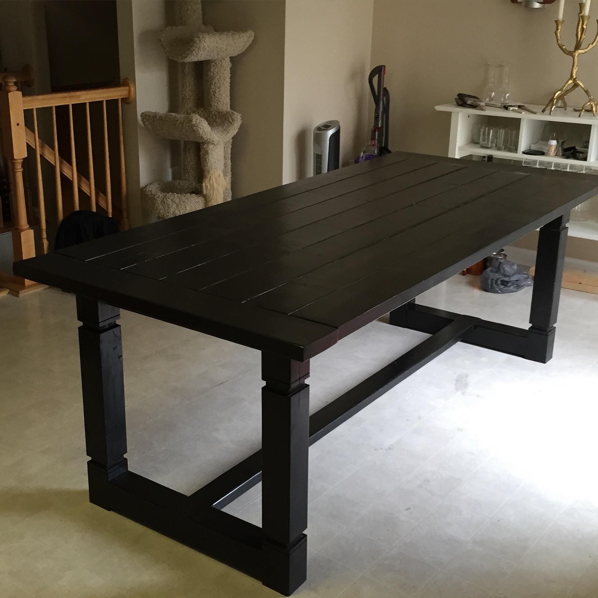 Choco brown wooden table - Killen, AL - DIY Consulting