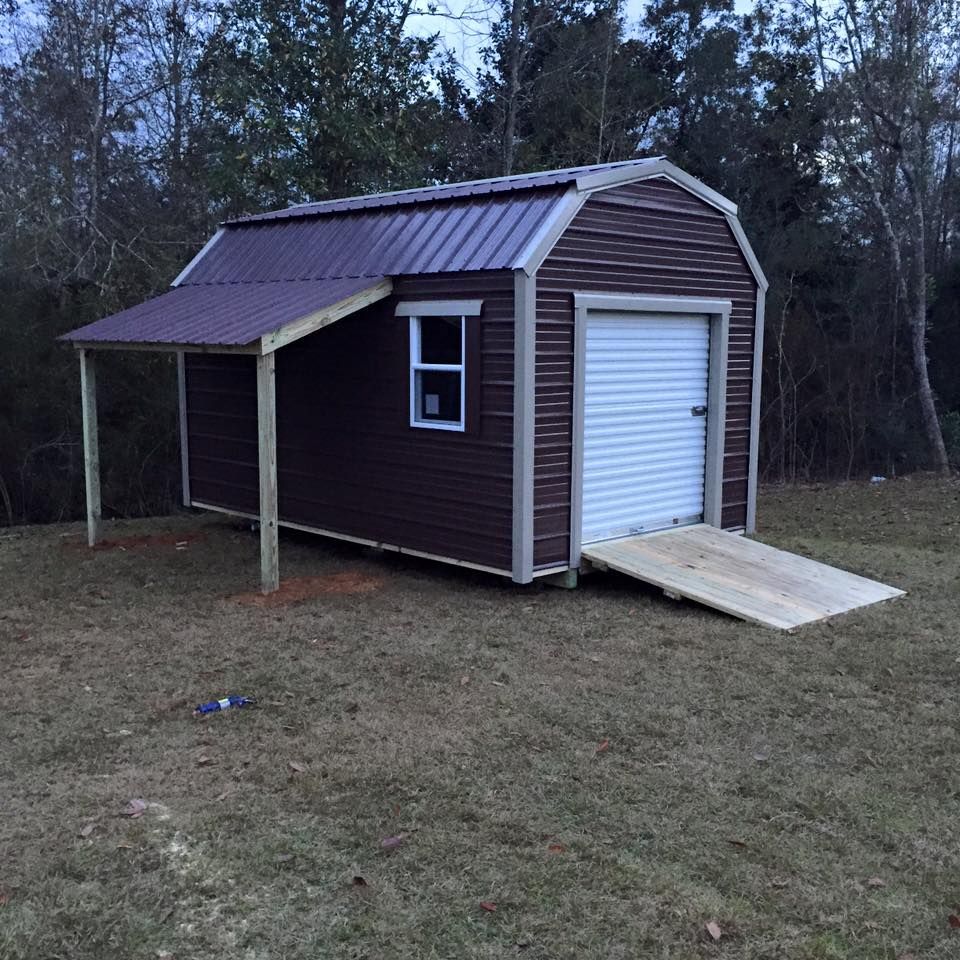Brown storage building - Killen, AL - DIY Consulting