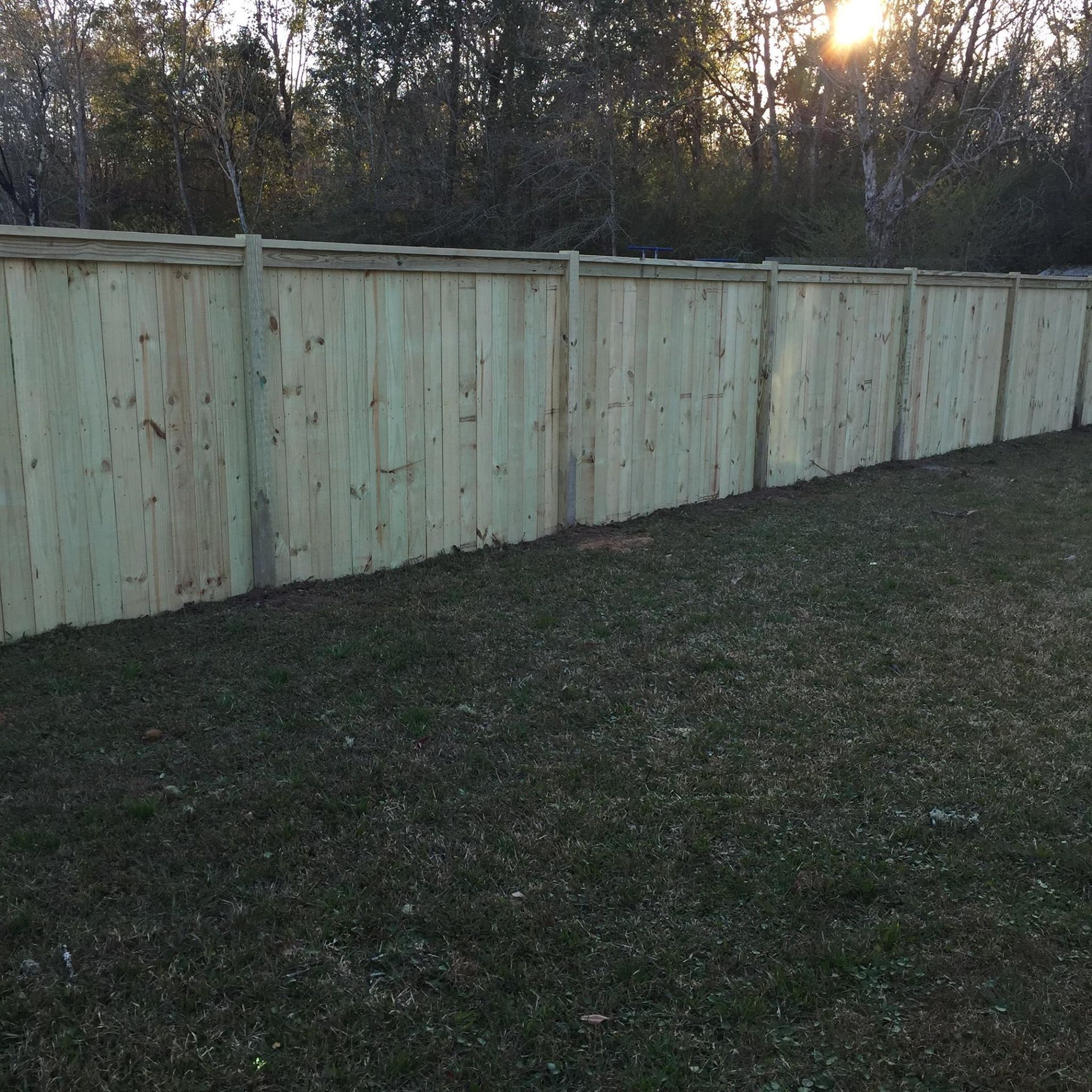 Long tall fence - Killen, AL - DIY Consulting