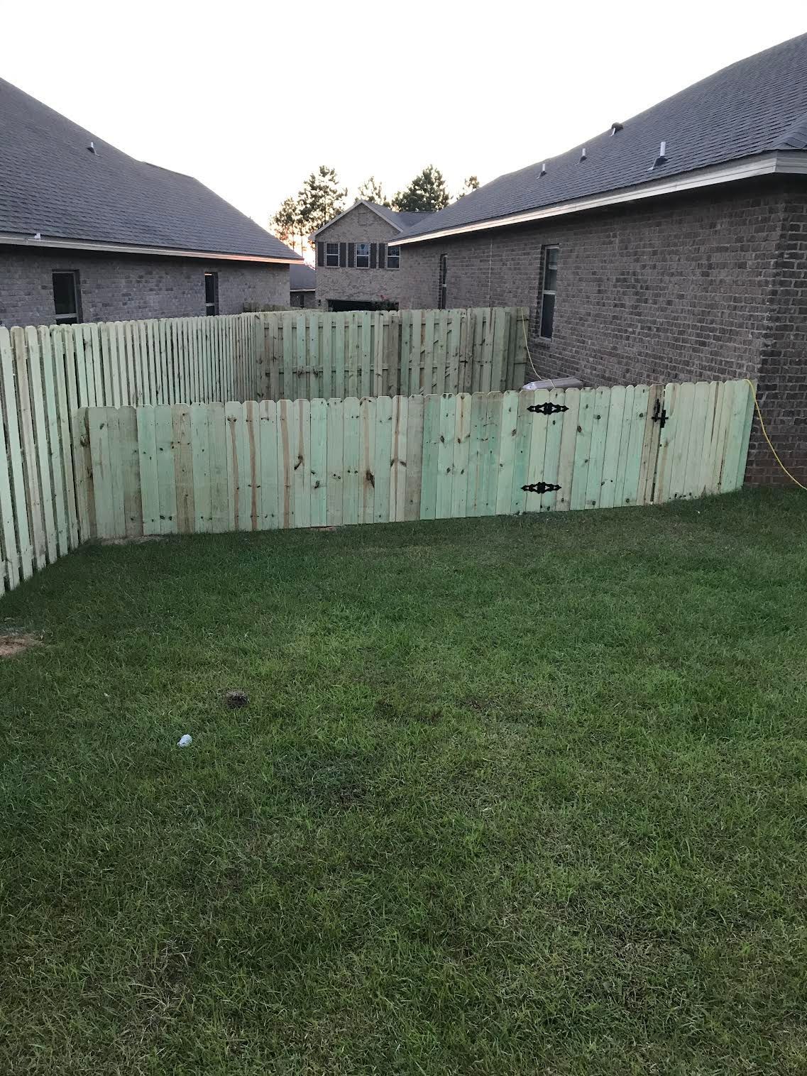 Low long fence - Killen, AL - DIY Consulting