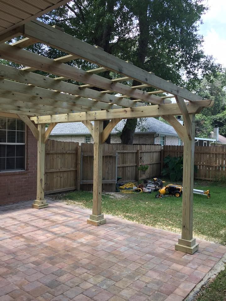 Wooden patio - Killen, AL - DIY Consulting