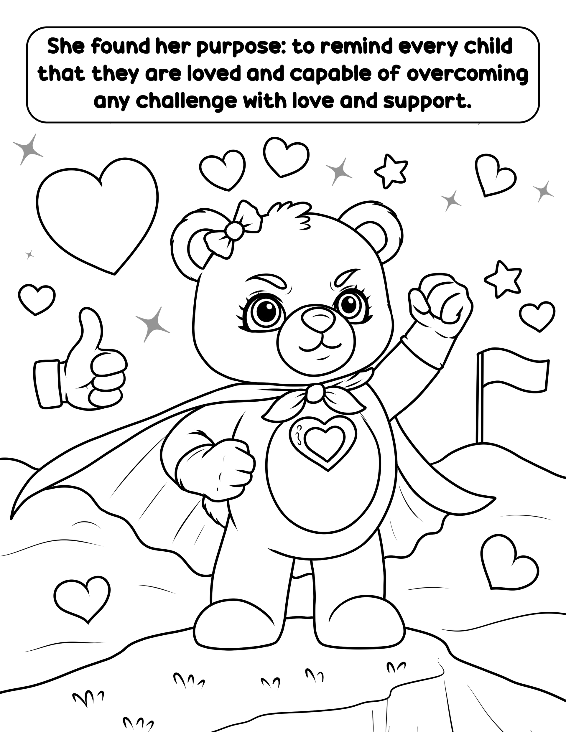 Hope the Healing Bear spreading autism awareness with Level Ahead ABA Therapy in Georgia and Nebraska