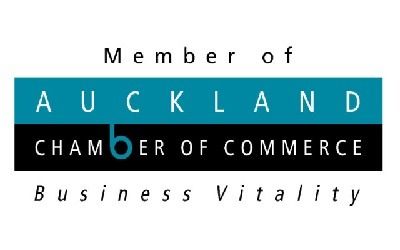 A member of auckland chamber of commerce business vitality logo